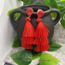 3.5  Gold-tone Earring Set Boho Retro Drop Dangle New Free Ship A1786