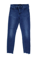 Lucky Brand Womens Medium Wash Raw Hem Ava Super Skinny Denim Blue Jeans 2 / 26