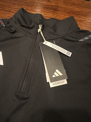 Adidas Tiro 23 Pro Top WC Black Quarter Zip IB5834 Men's S Warm