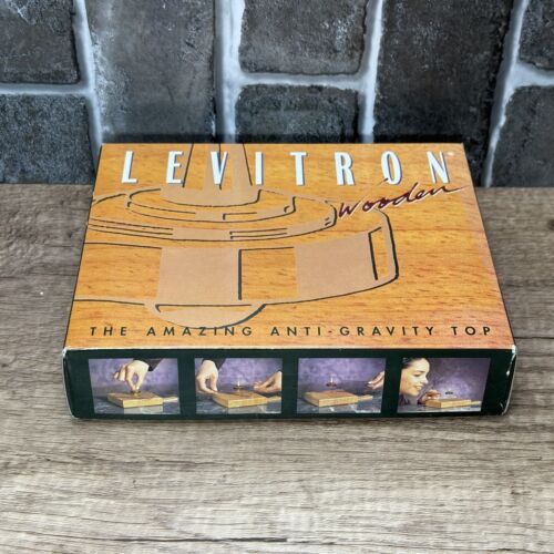 Levitron Wooden Top Toy in Box - Wood - Fascinations 1996 - Physics - Picture 6 of 9
