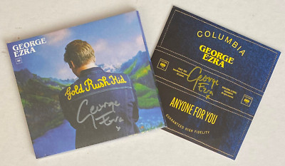 GEORGE EZRA * GOLD RUSH KID * LIMITED SIGNED 12 TRK CD + SIGNED CD SINGLE * BN!