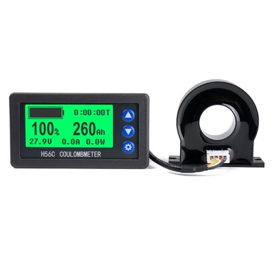 4X(Batteriemonitor Hall Coulomb Meter DC 8-100V Lifepo4 Blei-SäUre Li-Ion L6784