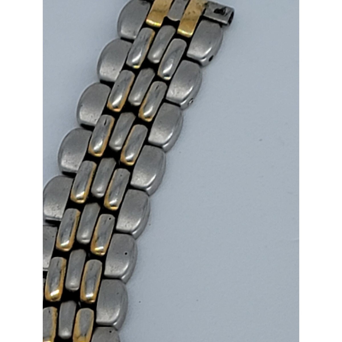 Fossil Blue AM3109 Gold Silver Two Tone Stainless Steel White Face Woman\'s Watch Fossil Raquel Two-Tone Stainless Steel Watch with Date  main image 2
