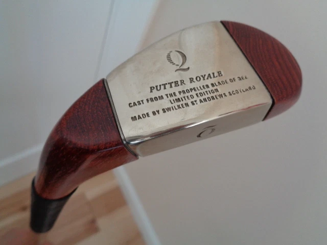 Swilken of St Andrews Royale QE2 putter collectors piece in pristine condition - Image 3 of 4