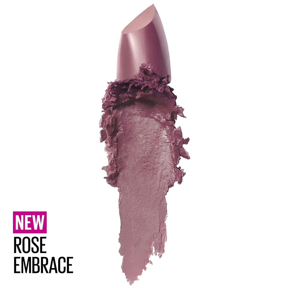Lápiz labial Maybelline Color Sensational, acabado crema, abrazo rosa, 0,15 oz Foto 2 de 3