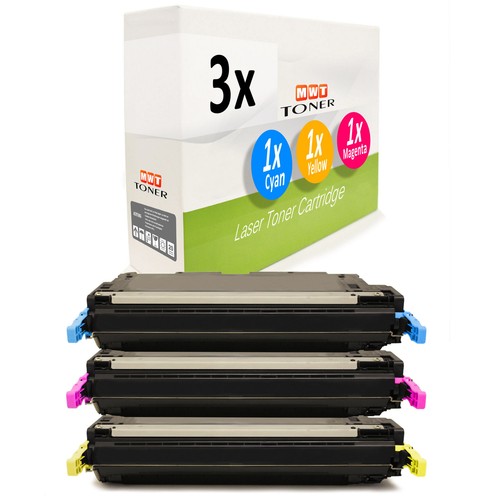 3x MWT Cartridge Alternative F�R HP Color Laserjet 4730-XS 4730-Mf� 4730-X