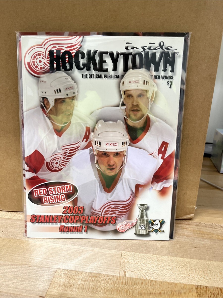 2003 NHL Playoffs Rd 1 Game 1 Detroit Red Wings Mighty Ducks