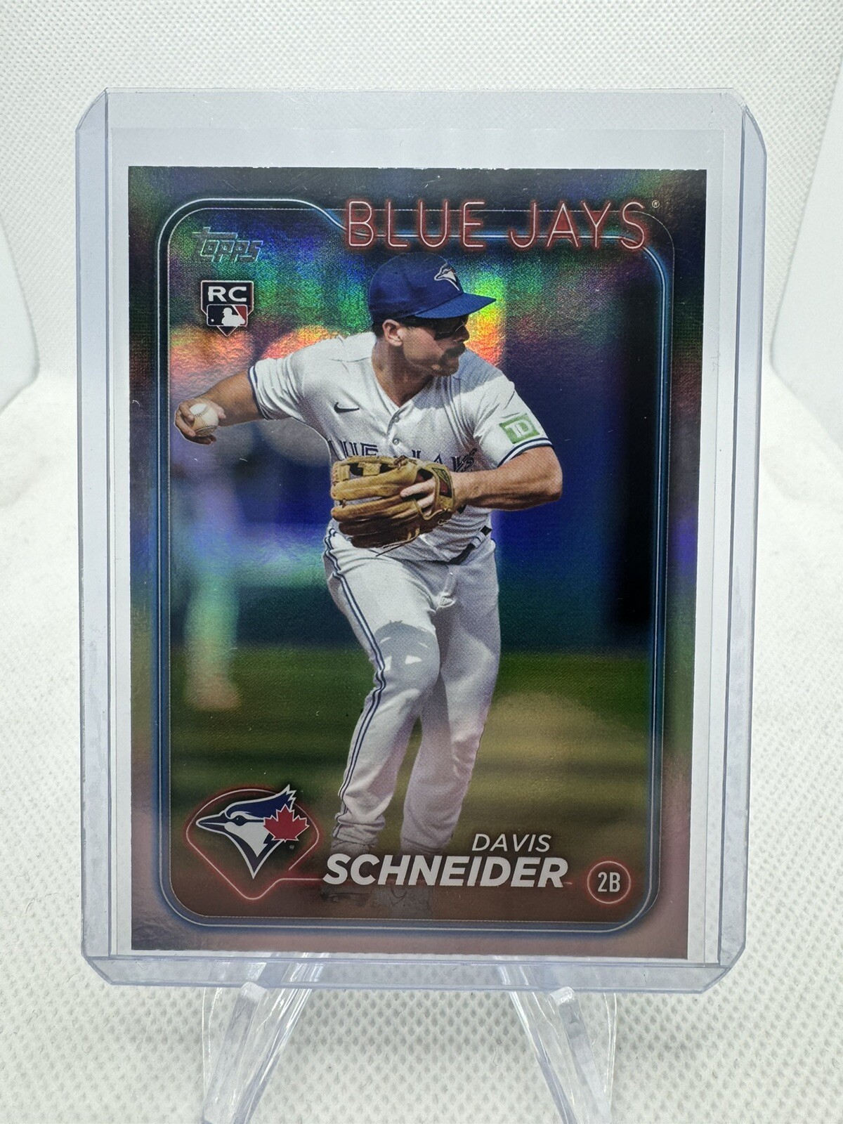 2024 Topps Davis Schneider #189 Rainbow Foil A1