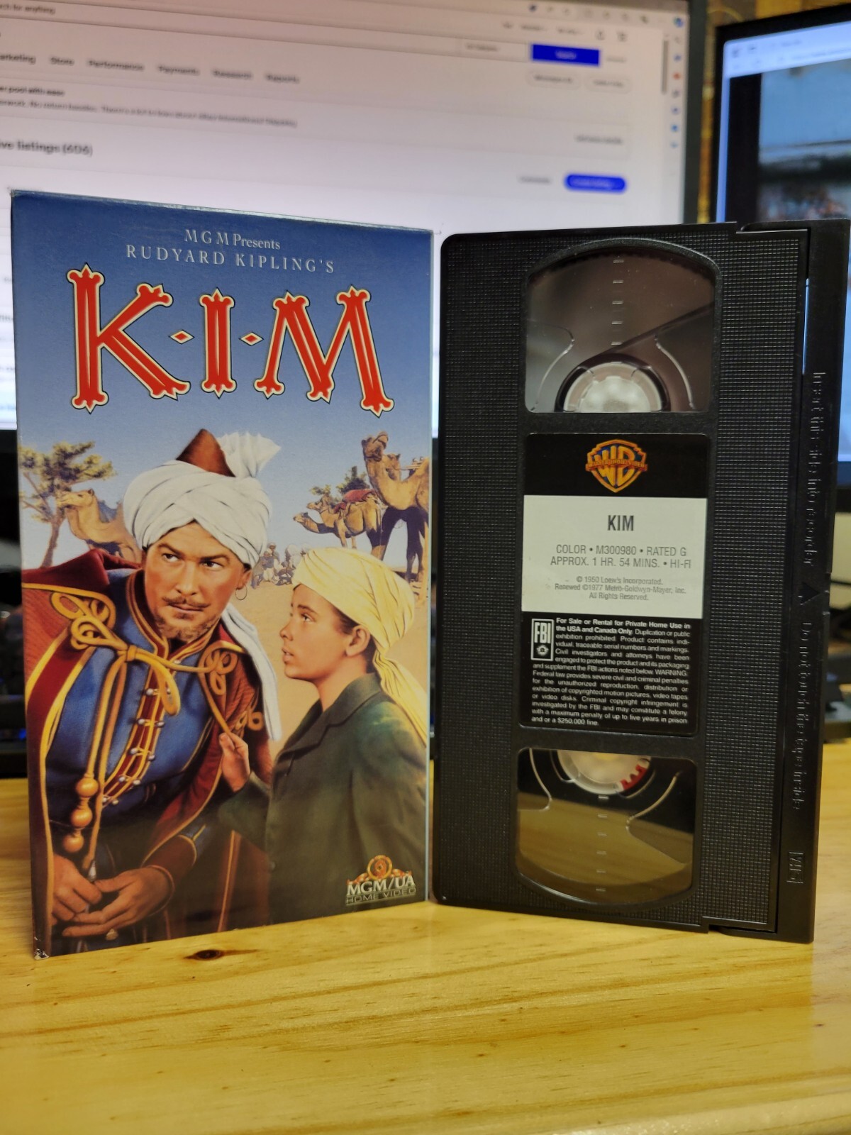 Rudyard Kipling's Kim (VHS, 1991) Errol Flynn 27616098030 | eBay