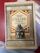 ENEIDE LIBRO IX, VIRGILIO - Società Editrice Internazionale, 1952 buono*