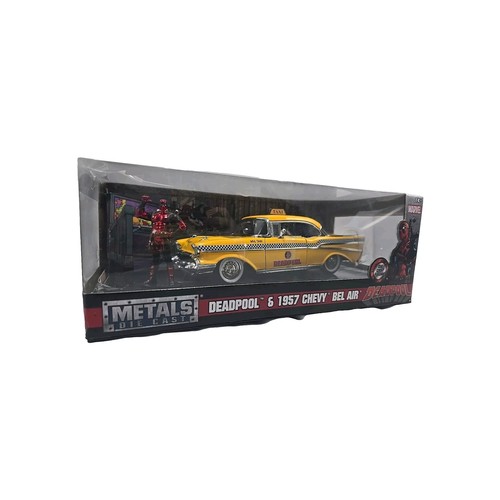Deadpool & 1957 Chevy Bel Air Cab (2019 NEU) Marvel Jada Metals Diecast A0005 - Bild 1 von 10