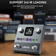 LEKATO ME-01 Multi Effect Guitar Pedal Electric Guitar Bass 6 Effects Modules