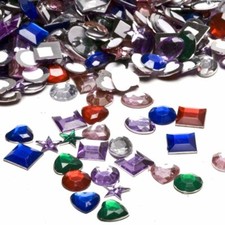 Craft Jewels with Adhesive Back 500 Assorted Pieces 