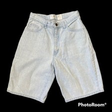 Women VTG 90  s High Rise The London Jean Light Wash Jean Shorts 10
