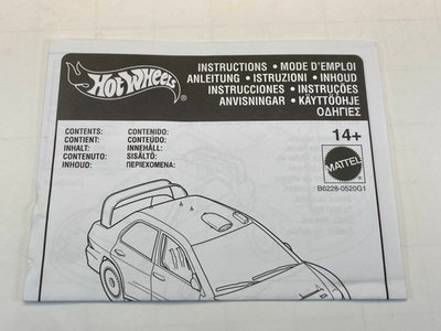 1:18 Hot Wheels Mitsubishi Lancer WRC Panizzi Sweden Rally B6228