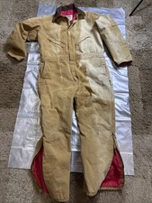 VTG Walls Zero Zone Insulated Coveralls Mens XL Quilted Lined Work Chest 46-48
