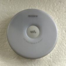 Sony Walkman D-EJ001 Portable CD-R/RW Player Frost White Tested Crystal Clear