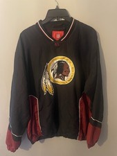 vintage NFL branded Washington Redskins pullover windbreaker jacket Size M