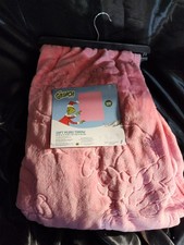 Dr. Seuss The Grinch Pink Embossed Plush Thro...