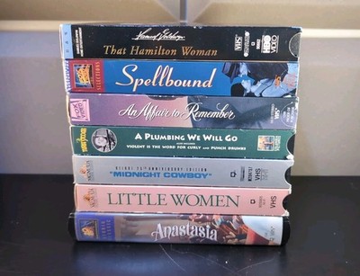 Classic Hollywood VHS Lot: Spellbound, That Hamilton Woman, Anastasia, & More...