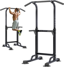 Power Tower Pull up Bar Station, Free Standing Pull up Rack Dip Station for Home