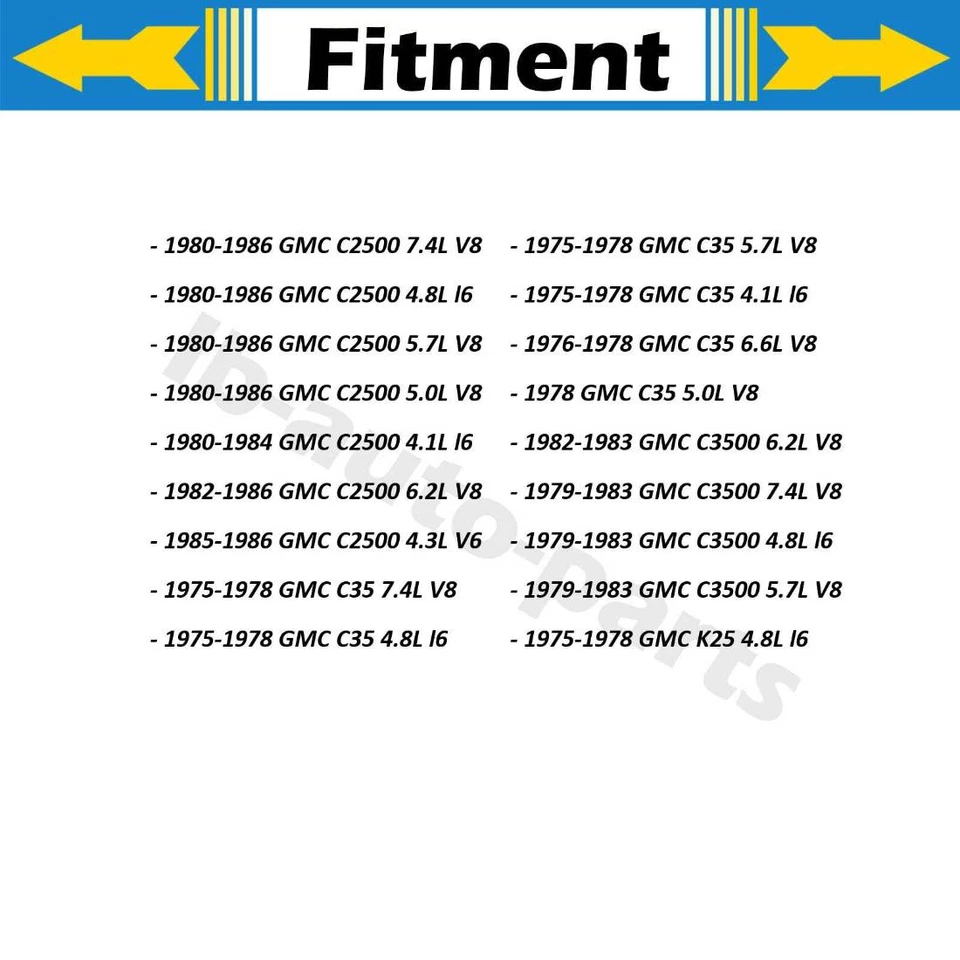 Cable de freno de estacionamiento trasero Dorman 2 piezas para GMC K3500 5,7 L 1979-1983 Foto 2 de 4
