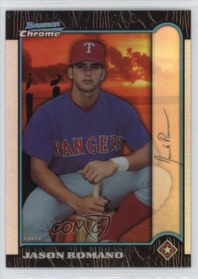 1999 Bowman Chrome International Refractor /100 Jason Romano #376 7eo