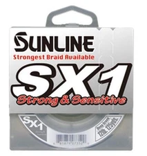 Sunline SX1 8lb 125yd Green Metered 8 Strand 125 yd, Hi-Visible Yellow 