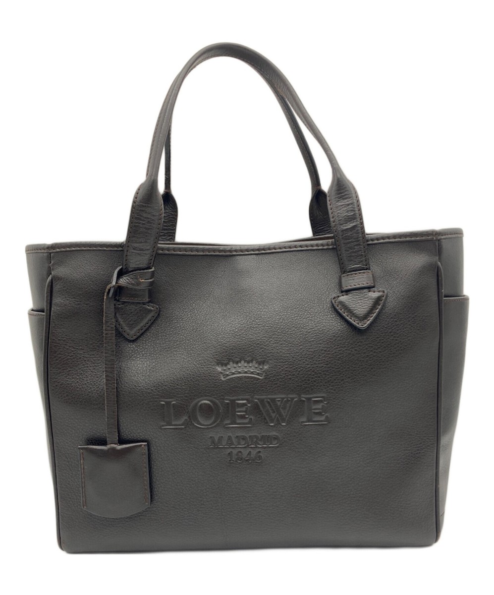 新品　未使用　LOEWE Heritage tote LOEWE Heritage Tote Bag dark brown | eBay