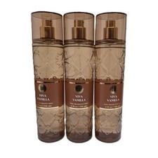 Bath  Body Works Viva Vanilla Fine Fragrance Mist 8 oz 3 Pack