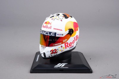 Yuki Tsunoda 2025 Singapore GP Red Bull Racing, mini helmet, 1:4 Schuberth