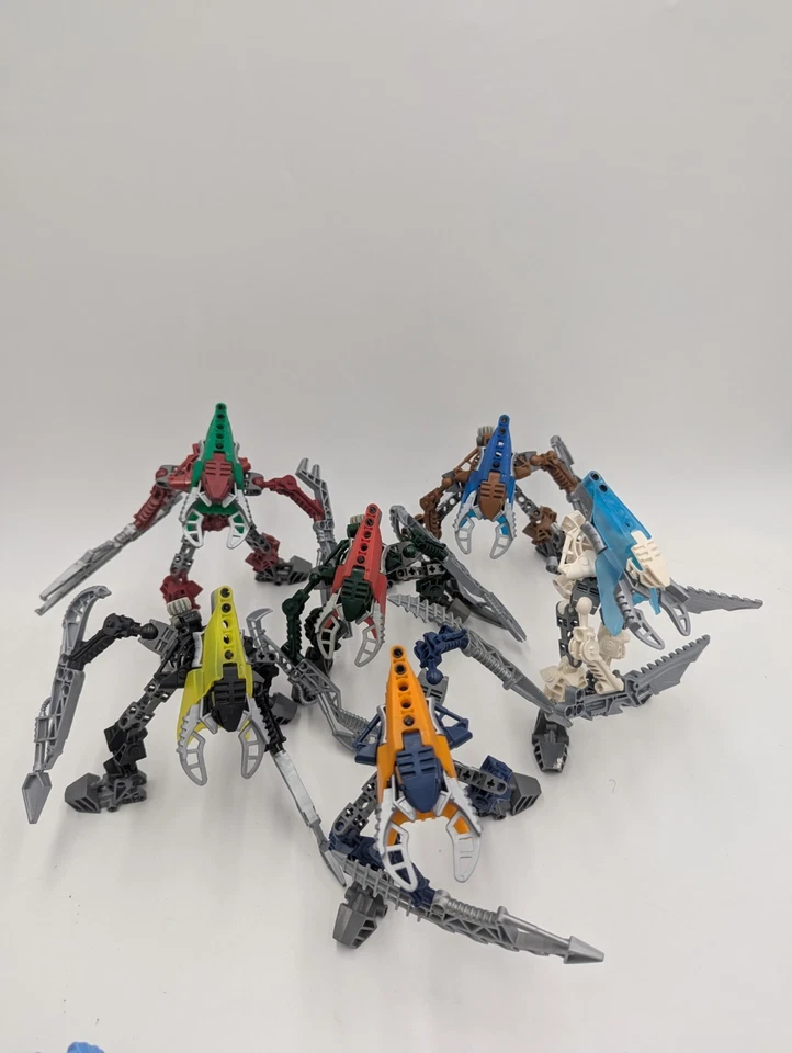 乐高复古 Vahki 8614 8615 8616 8617 8618 8619 BIONICLE 6 件套(无光盘) — 第 2/2 张图片