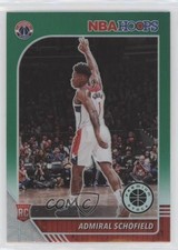 2019-20 Panini NBA Hoops Premium Stock Green Prizm Admiral Schofield #231 1md