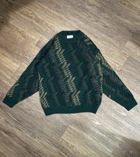 Protege TAG USA VTG 90s Biggie Hip Hop Sweater Pullover Multicolor Abstract Sz L