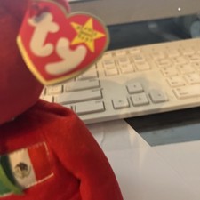 Ty 4299 Beanie Baby Osito Red 1999 Mexico Bear MWMT