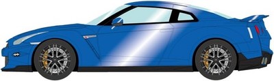 Makeup EIDOLON 1/43 Scale Nissan GT-R Premium Edition 2025 Wangan Blue Fini