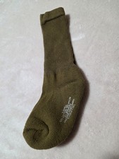 MEN'S BROWN MILITARY DLATS OVER THE CALF SOCKS