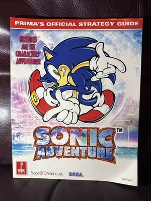 Sonic Adventure Sega Dreamcast 1998 Prima s Official Strategy Guide