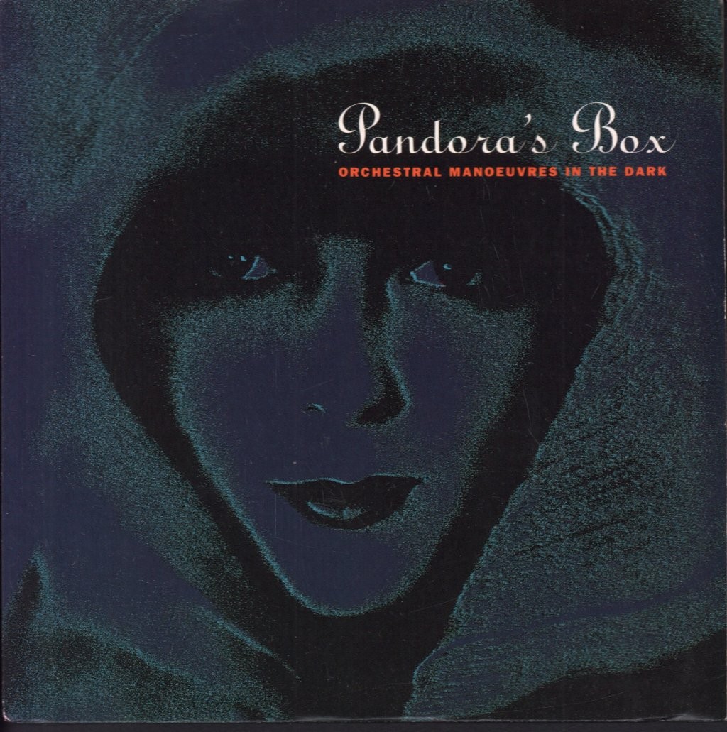 Omd Pandora's Box 7"" vinyl UK Virgin 1991 silver injection label design with