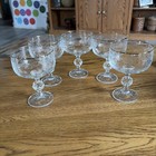5 Vtg Bohemia Czech Crystal Queen's Lace  Gold Trim Etched Champagne Glasses — photo 10