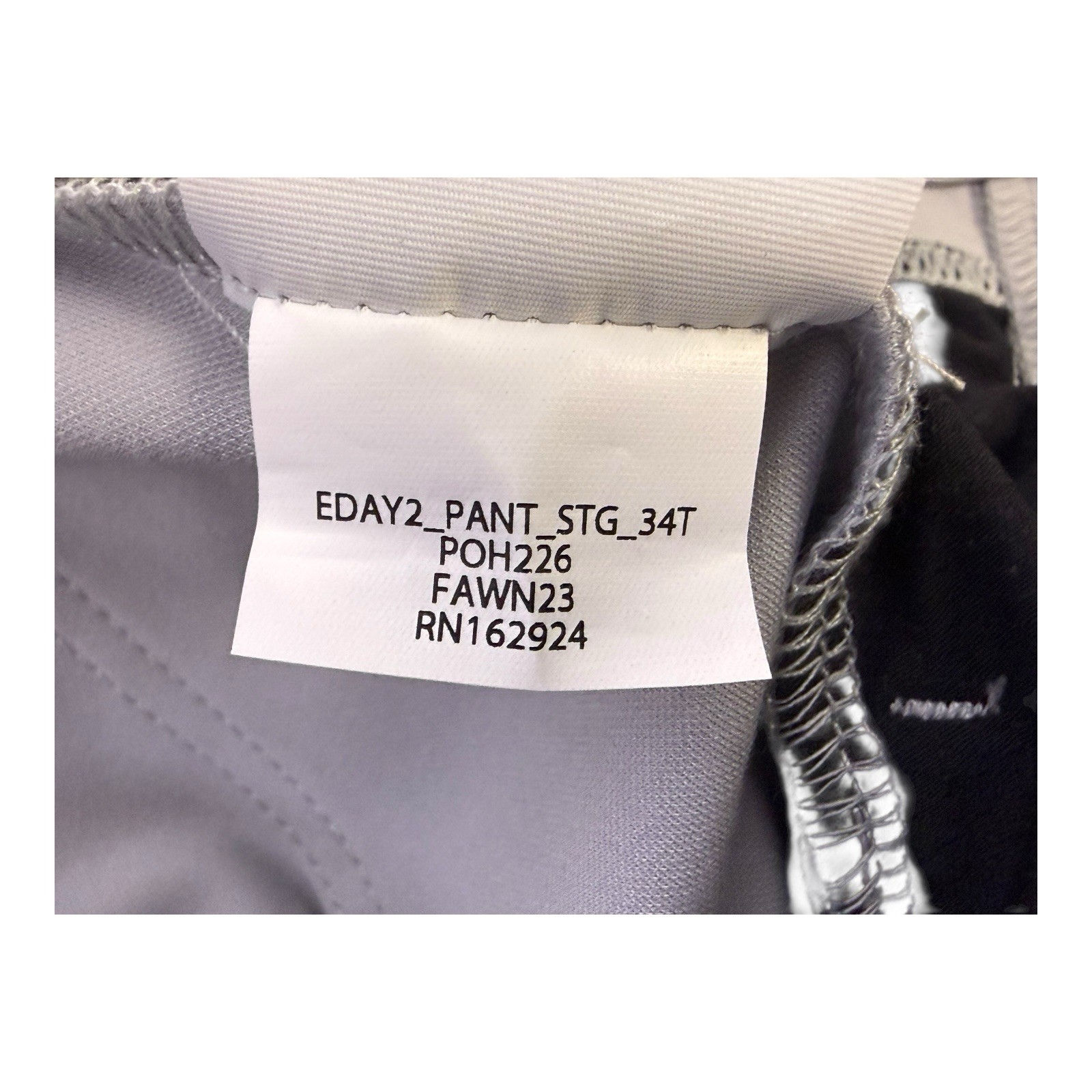 Bylt Premium Basics Everyday Pant 2.0 Men Sz 34 Tall in Oat