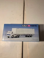 Kibri HO 10876 Edelhoff Truck W/ Trailer White 1/87 New Open Box German HO truck