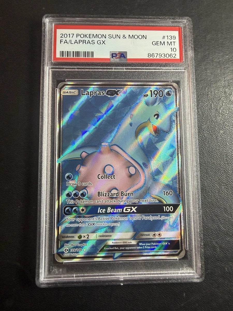Lapras Pokémon TCG Professional Sports Authenticator (PSA) Grade