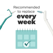 Proxabrush Go-Betweens Wide Refills Compatible with Permanent Handle, Soft...