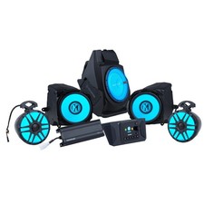 Memphis Audio RZRPROPAK4P Amplified 4 Speaker and Subwoofer Plug  Play Audio...