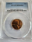1936-S Lincoln Cent PCGS MS66RD