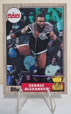 2017 Topps Heritage WWE Roster Updates #R-6 Cedric Alexander RC