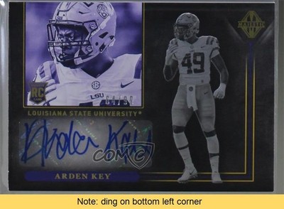 2018 Panini Majestic Signatures Gold 64/99 Arden Key Rookie Auto RC READ 0u7
