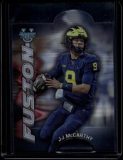 2023 Bowman's University Best Football Corum McCarthy #MIF-2 Mirror Image Fusion
