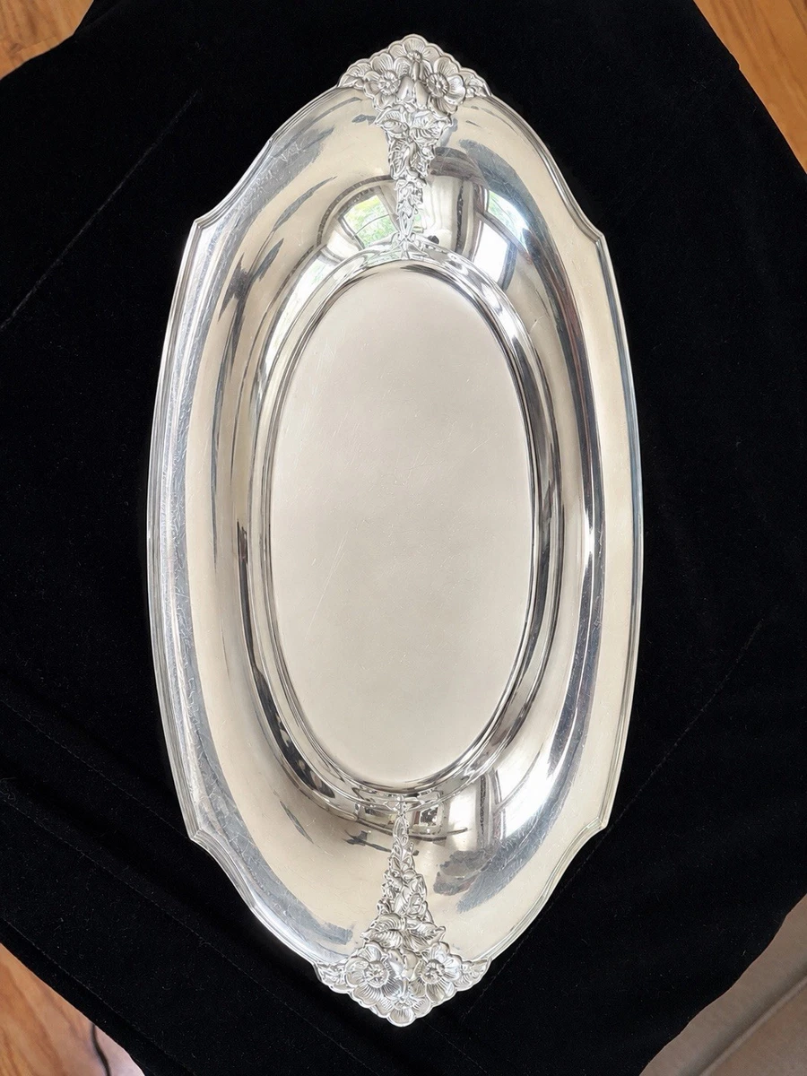 Webster Wilcox In Antique Us Silver-Plated Platters & Trays for